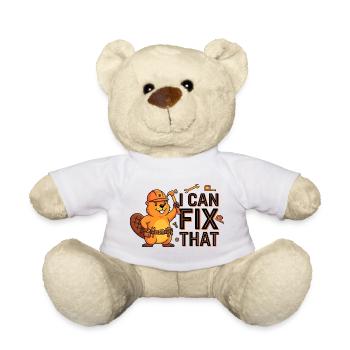 Artisan Beaver - Teddy Bear - white - Front