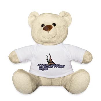 Wild & Wise Witch Hat Logo - Teddy Bear - white - Front