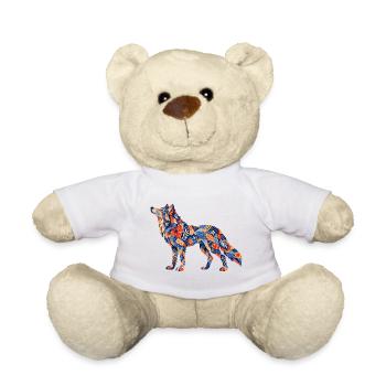 Jeu Patchwork Wolf Colors - Nounours - blanc - Devant