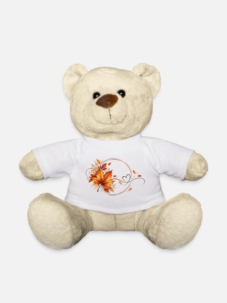 Herbst - Teddy - Weiß