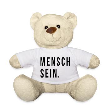 Mensch Sein - Teddy - Weiß - Vorne
