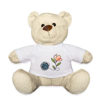 Psychische Gesundheit – vom Chaos zur Wiedergeburt - Teddy - Weiß - Vorne