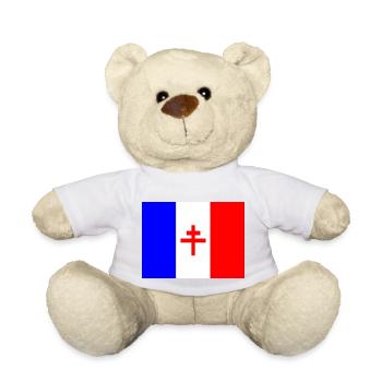 France Libre - Nounours - blanc - Devant