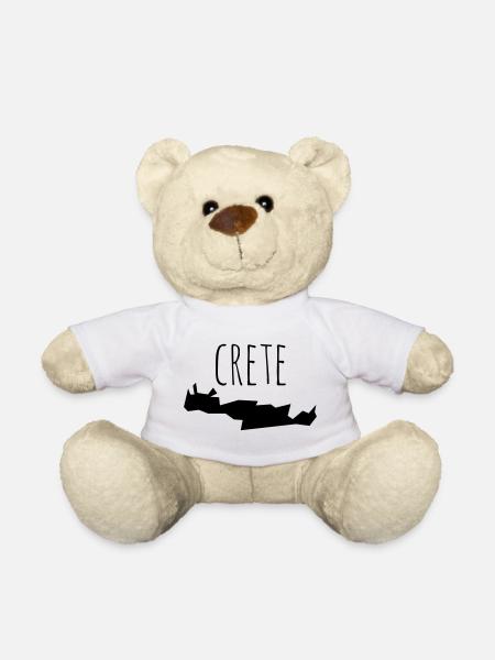crete - Nounours - blanc