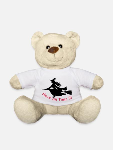 Hexe-on-Tour - Teddy - Weiß