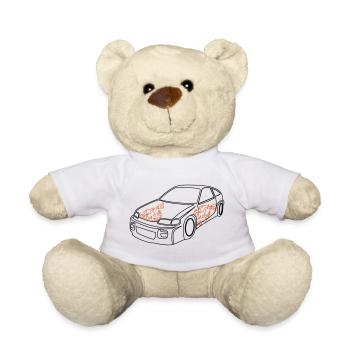 Sportwagen, Rennwagen, Automobile - Teddy - Weiß - Vorne