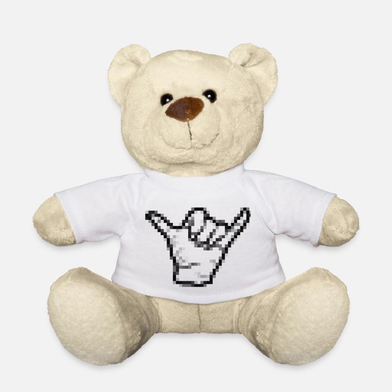main Shaka Hawaii - Nounours - blanc
