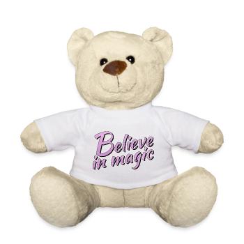 Croire en la magie - Nounours - blanc - Devant