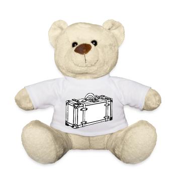 sac à dos valise sac à dos porte-documents121 - Nounours - blanc - Devant