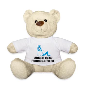 Under new management - Teddy Bear - white - Front