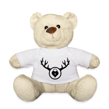 Cuckold - Der gehörnte Mann Geschenk Geburtstag - Teddy - Weiß - Vorne
