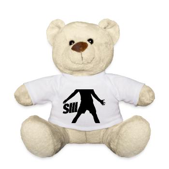 Siii! Goal celebrations in football - Teddy Bear - white - Front