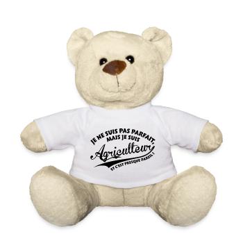 Parfait Agriculteur - Nounours - blanc - Devant