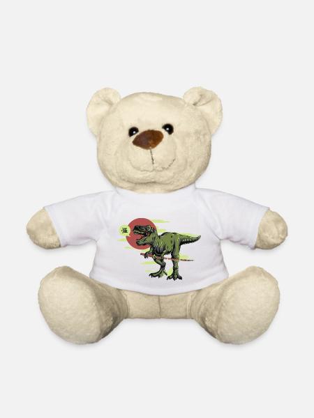 The Last Samurai in Dinosaurs. - Teddy Bear - white