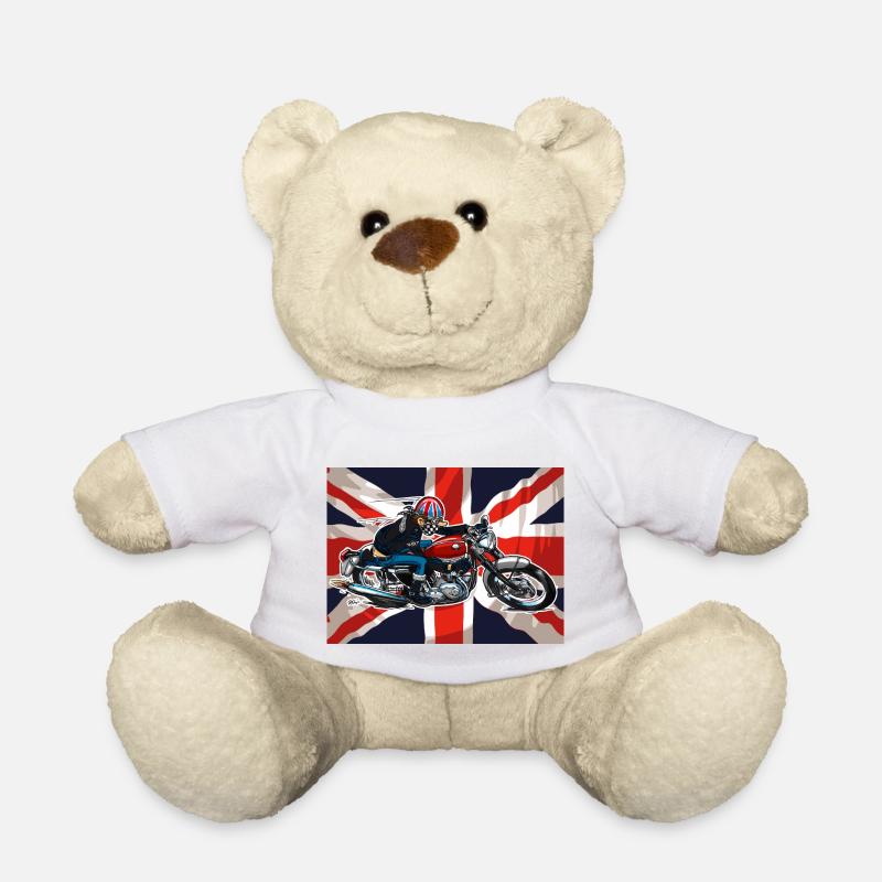 Racing Bonnie - Teddy - Weiß
