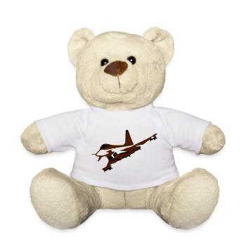 fighter_vektor 2farbig - Teddy - Weiß - Vorne