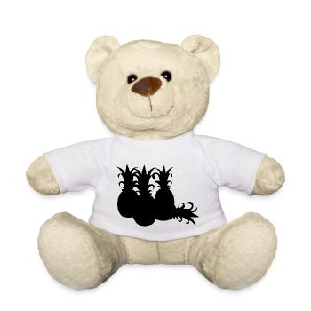 pineapple - Teddy Bear - white - Front
