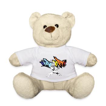 Hip Hop - Nounours - blanc - Devant