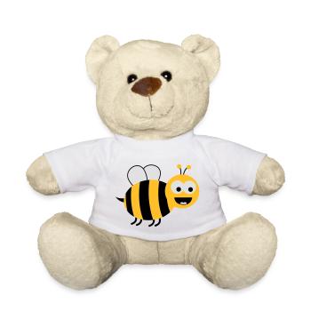 Funny Sweet Bee - Nounours - blanc - Devant