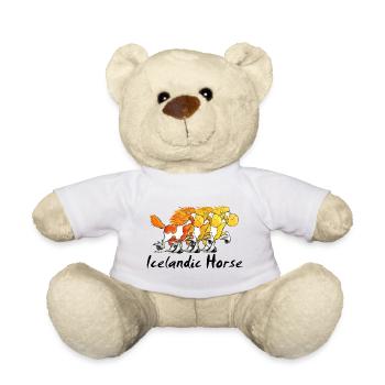 Islandpferde Trio - Isländer - Teddy - Weiß - Vorne
