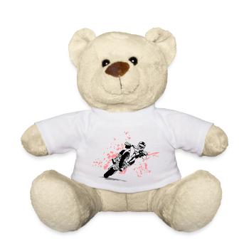Supermoto Racing - Supermotard - Nounours - blanc - Devant
