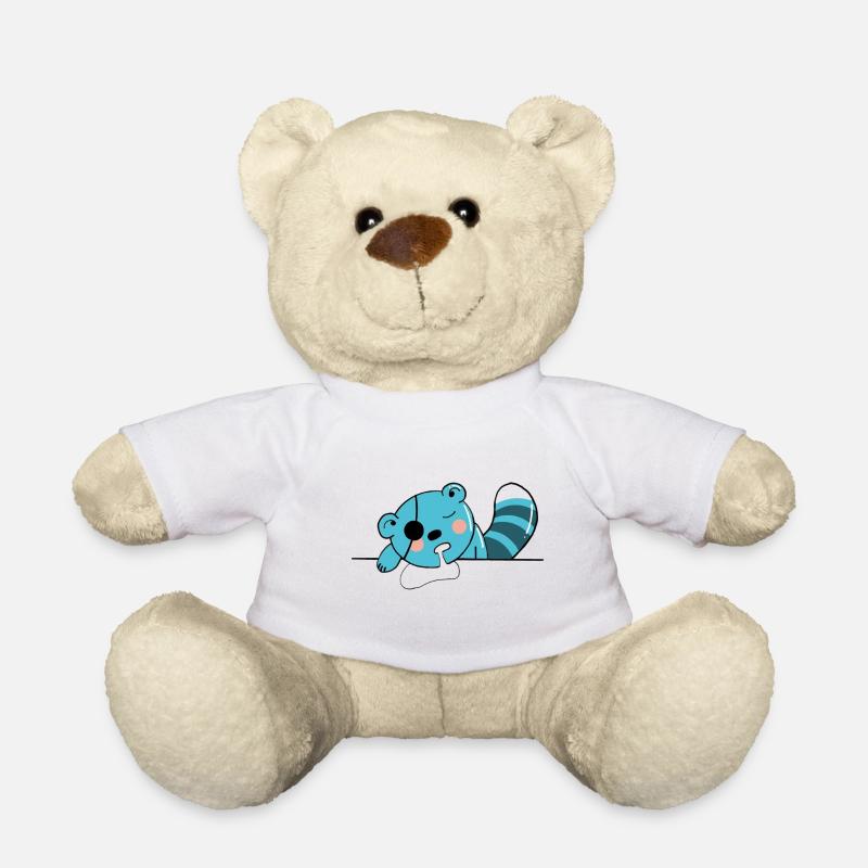 Pirate bear - Teddy Bear - white