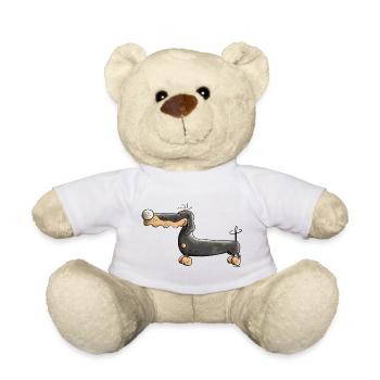 Darinka The Dachshund - Teddy Bear - white - Front