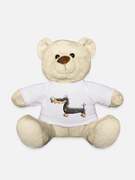 Mignon Teckel - Nounours - blanc