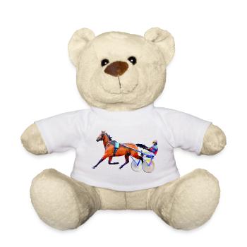 Trabrennen Traber - Teddy - Weiß - Vorne