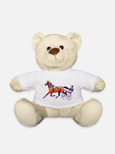 trotteur - Nounours - blanc