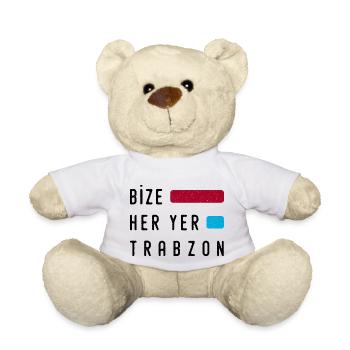 Bize her yer Trabzon - Teddy Bear - white - Front