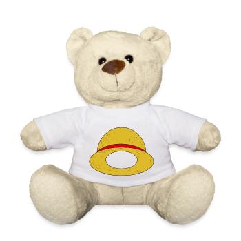 Luffy's Straw Hat - Teddy Bear - white - Front