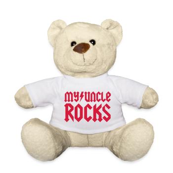 My uncle rocks - Teddy Bear - white - Front