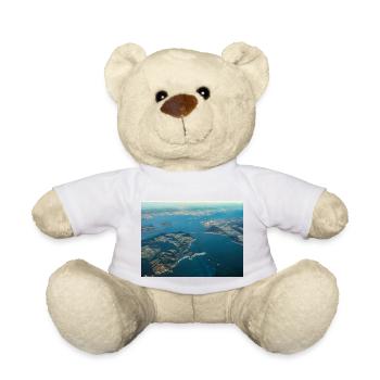Le Golden Gate Bridge de San Francisco - Nounours - blanc - Devant