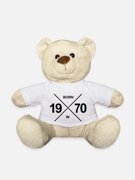 Né en 1970 - Nounours - blanc