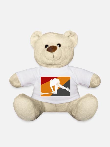 Hockey Spieler - Teddy - Weiß
