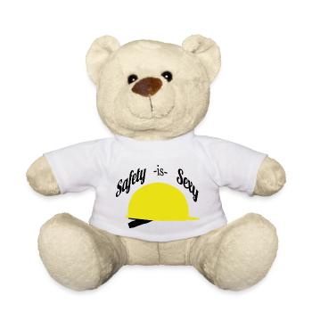 Safety is Sexy Helm - Teddy - Weiß - Vorne