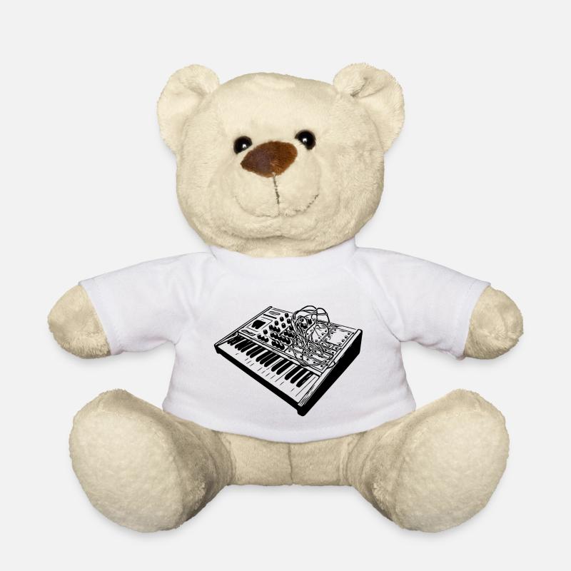 Analog vintage synthesizer - Teddy Bear - white