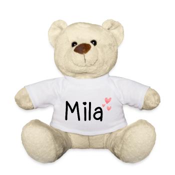 Name - Mila - Teddy - Weiß - Vorne