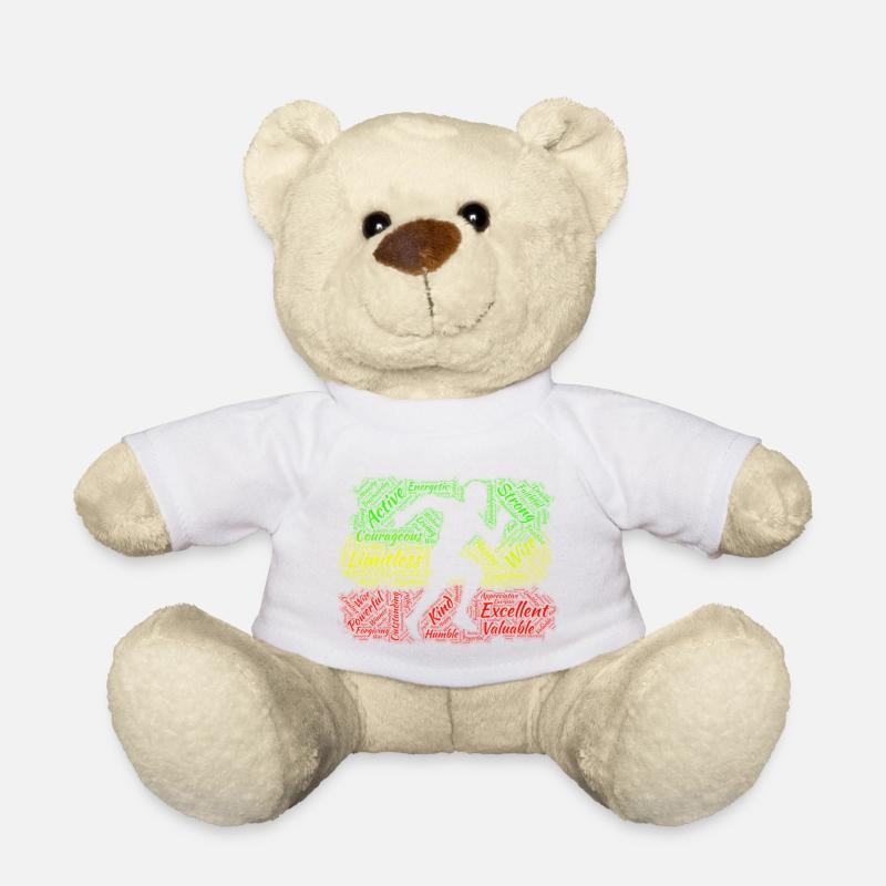 Homme noir - Nounours - blanc