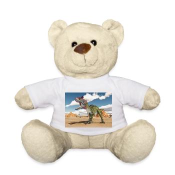 Cryolophosaurus dinosaur - Teddy Bear - white - Front