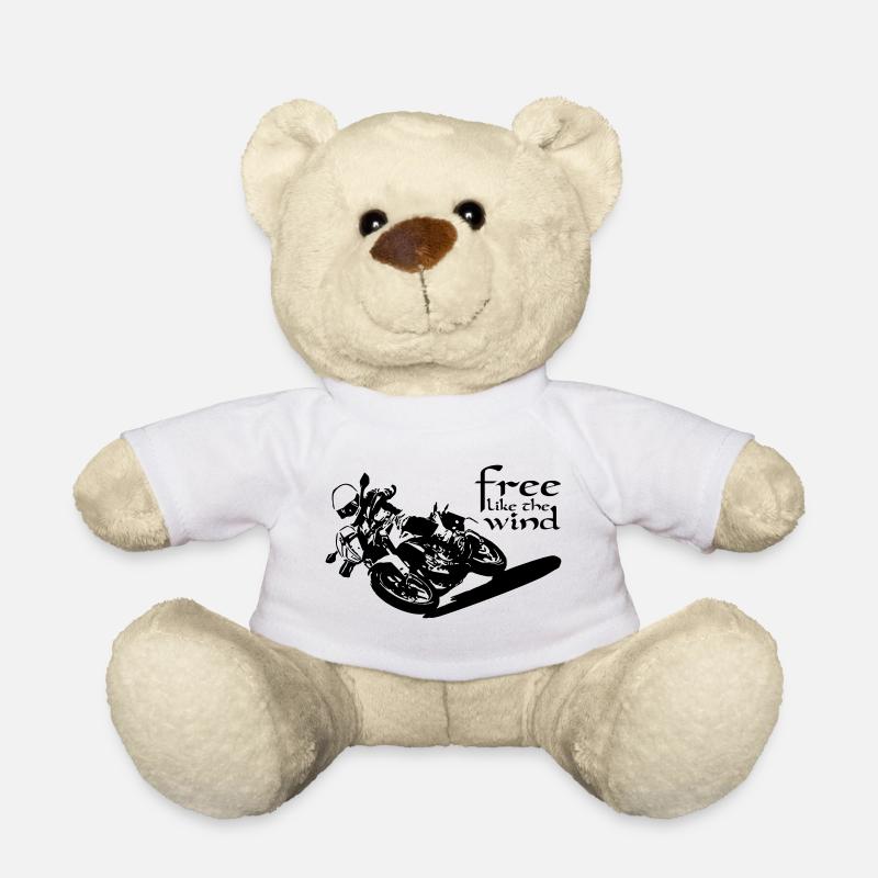 Biker Free - Nounours - blanc