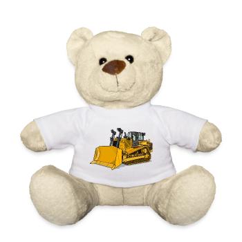 Bulldozer, Bulldozer - Nounours - blanc - Devant