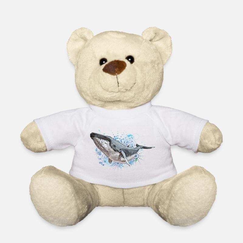 Buckelwal - Teddy - Weiß