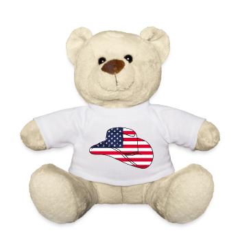 Usa Hut - Teddy - Weiß - Vorne