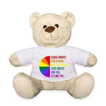 Égalité des droits pour les autres II - Nounours - blanc - Devant