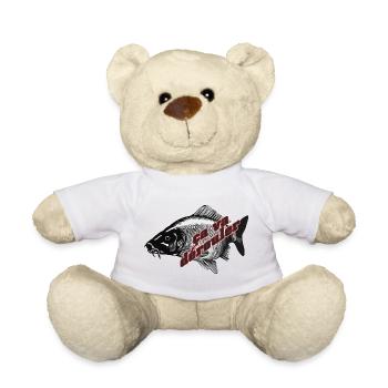 Carpe, Ca va derouler, je pêche la carpe - Nounours - blanc - Devant