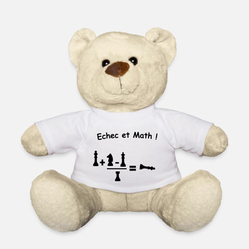 Echec et Math - Nounours - blanc