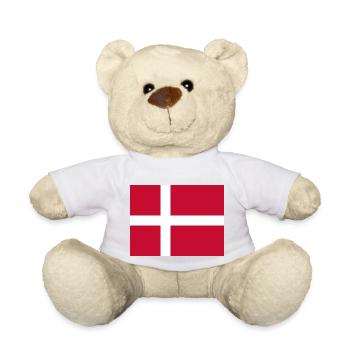 Dänemark flag - Teddy - Weiß - Vorne