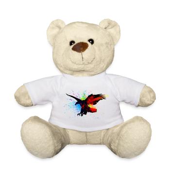 Adler Eagle Color Splash - Teddy Bear - white - Front